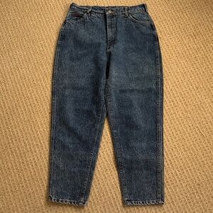 Vintage Lee 80s Acid Wash Denim Straight Leg Jeans
